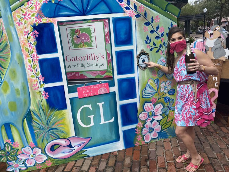 Wood Crafters Bring Color to the Avenue at Gator Lilly's