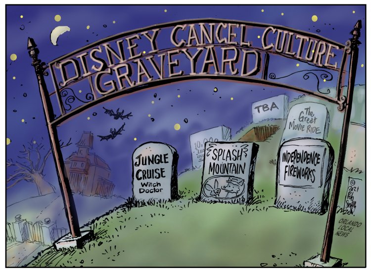 CARTOON: "Disney's Cancel Culture Graveyard"
