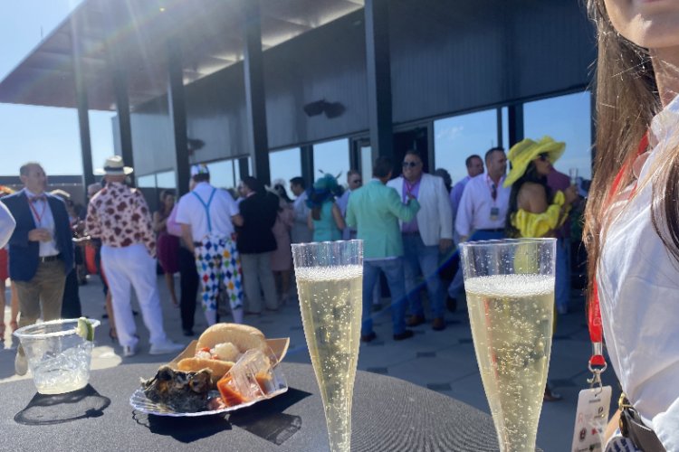 Crowds gather at John Craig's Kentucky Derby charity benefit