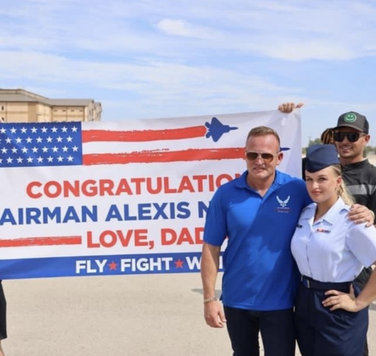 Alexis Newlin, Daughter of Attorney Dan Newlin, Graduates USAF Basic Training