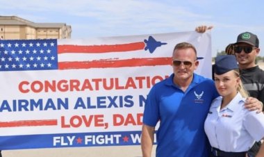 Alexis Newlin, Daughter of Attorney Dan Newlin, Graduates USAF Basic Training