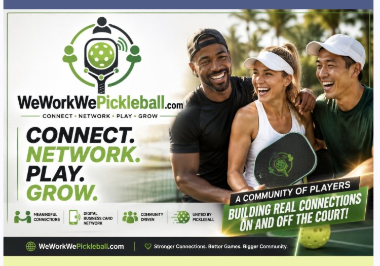 Sports Non-Profit Sets Up Beta Test to Change the Networking-Business-Pickleball Community.